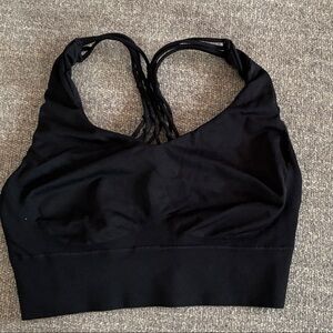 Black Sports Bra